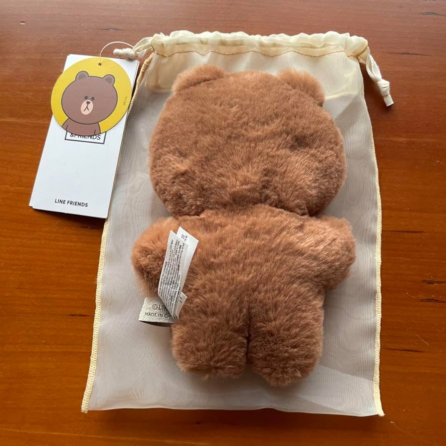 ブラウン　ぬいぐるみ　LINE ブラウン ぬいぐるみ LINE FRIENDSの通販 by woafmthc7's shop｜ラクマ